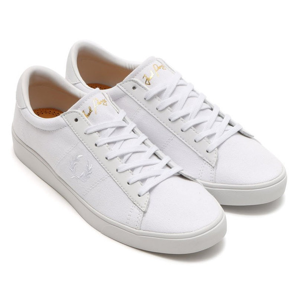 fred perry shoes white